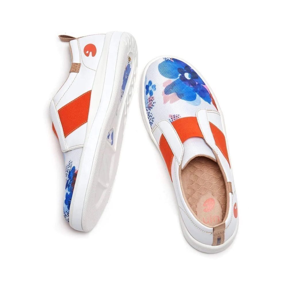UIN Women's Casual Travel Skate Shoes (Forget Me Nots - Cordoba) New no box - Picture 6 of 9
